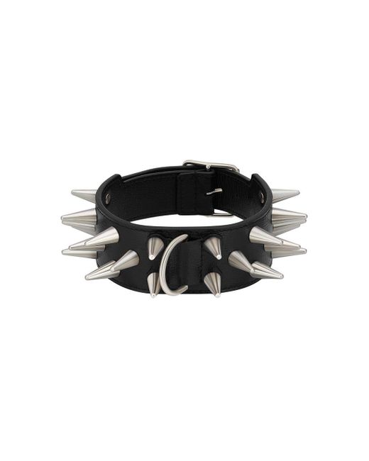 Gucci Black Spiked Studded Choker for men