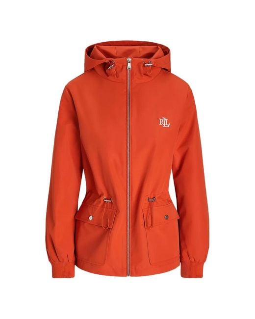 Ralph Lauren Red Veste À Capuche