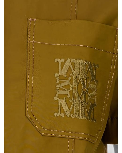 Max Mara Green Stretch Cotton Canvas Jacket