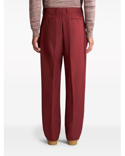 Etro Mid-rise Tapered Trousers for men