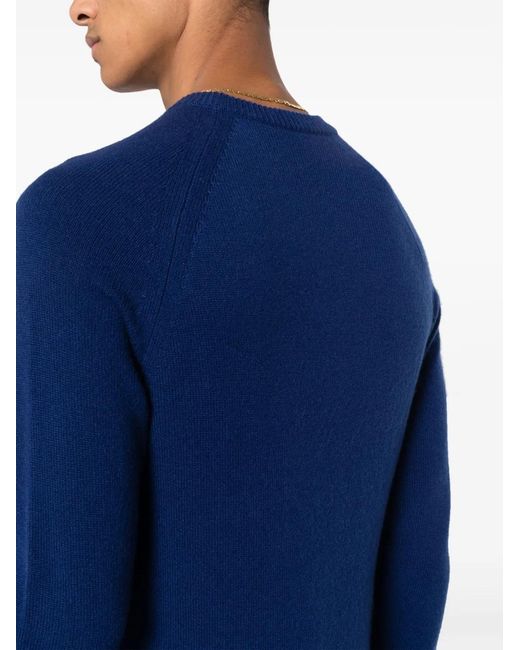 Tom Ford Blue Roll-Neck Cashmere Jumper for men