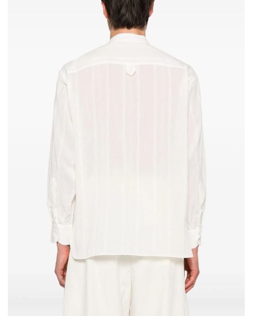 メンズ Lardini ストライプ シャツ White