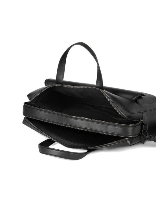 Paul Smith Black Zip-Fastening Pocket Briefcase for men