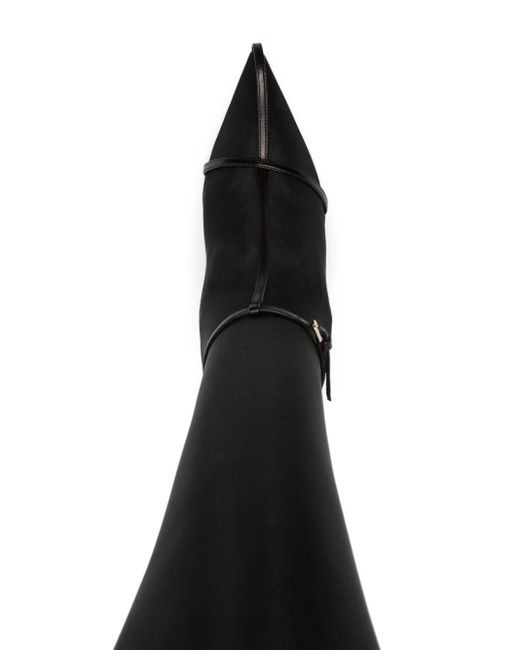 Botas estilo calcetín con tacón de 75 mm Jil Sander de color Black