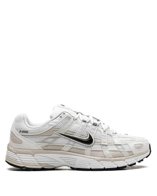 Nike White P-6000 Sneakers