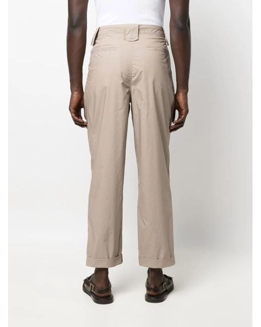 Nanushka Natural High-Rise Pleated Trousers for men