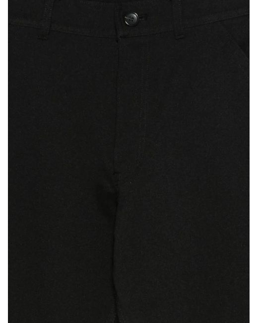 Comme des Garçons Black Button-Fastening Patch-Pocket Pants for men