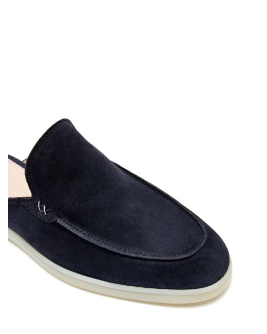 Forsa Blue Suede Loafers for men