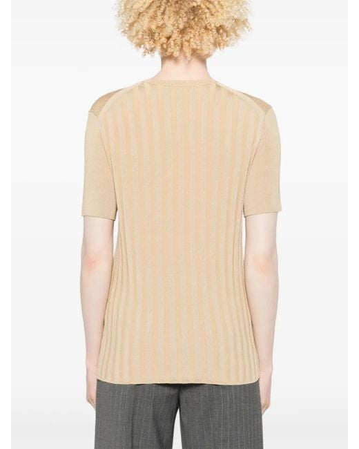 Joseph Natural Ribbed T-Shirt