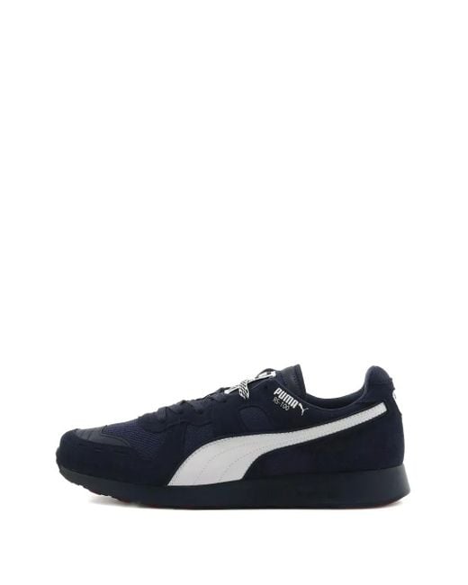 PUMA Blue Rs 100 Racing Flag Sneakers