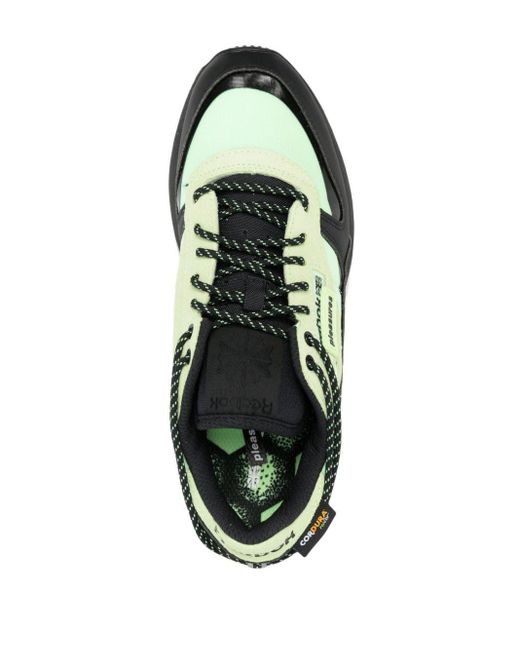 Reebok Green Sneakers mit Logo-Patch