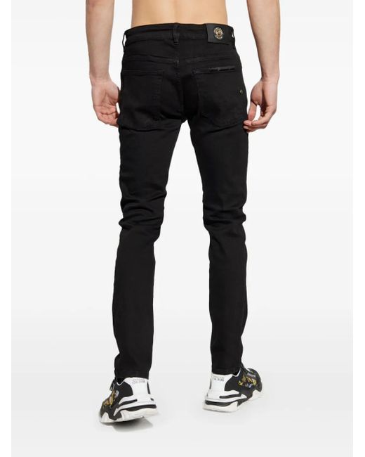 Versace Jeans Couture Black Straight-Leg Jeans for men
