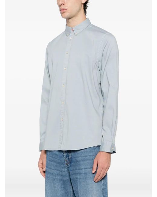 Paul Smith Gray Ls Shirt for men