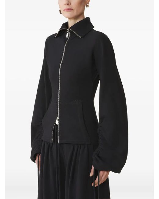Lanvin Black Fitted Zipped Jacket