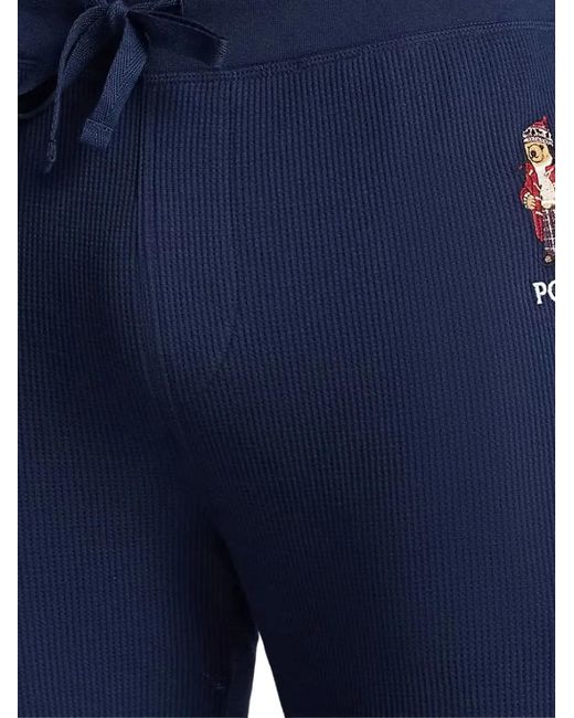 Polo Ralph Lauren Blue Polo Bear-Print T-Shirt for men
