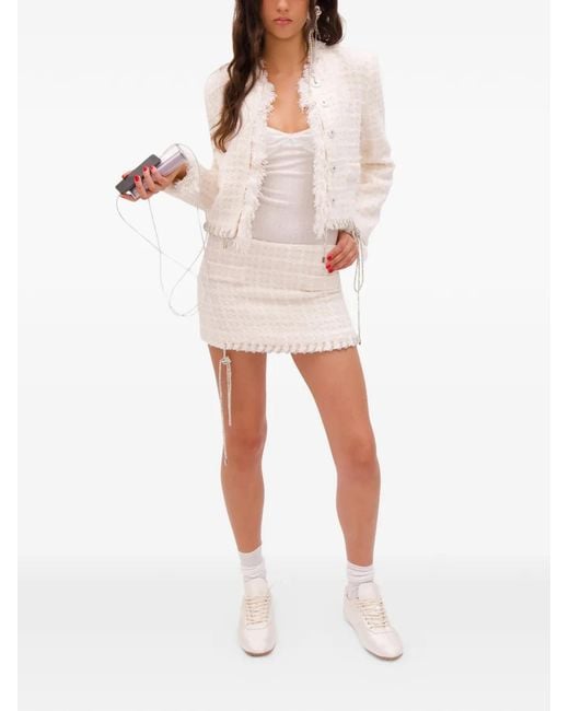 Area White Tweed Jacket