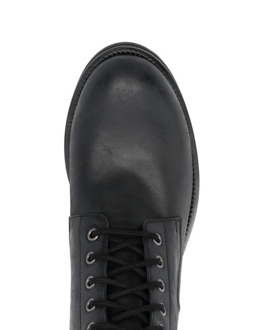 The Row Black Leather Boots for men