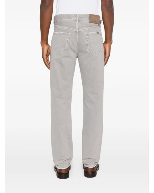Jacob Cohen Gray Edo Straight Trousers for men