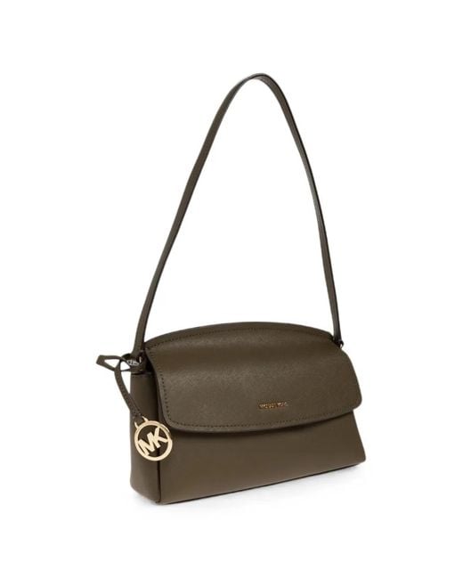 MICHAEL Michael Kors Green Landry Leather Shoulder Bag