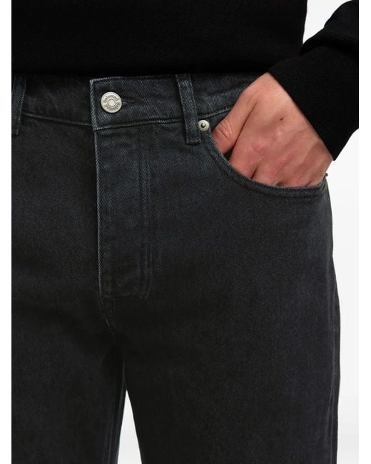 Vaqueros Negros SELECTED de hombre de color Black