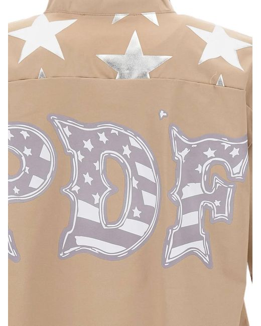 PDF Natural Graphic-Print Star-Motif T-Shirt for men