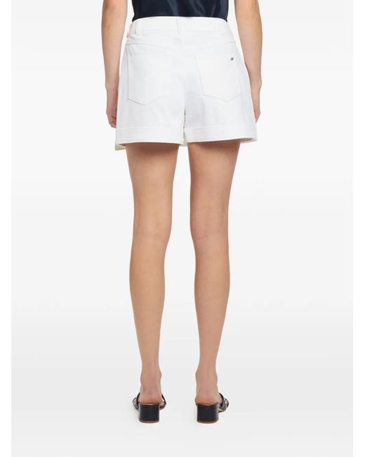 Cinq À Sept White Larsa Denim Mini Skort