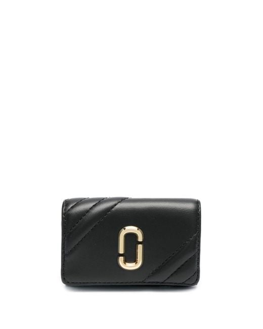 Marc Jacobs Leather Snapshot Keychain Wallet in Black Lyst