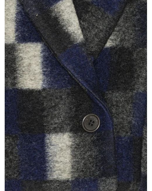 Henrik Vibskov Black Brushed Square-Pattern Jacket