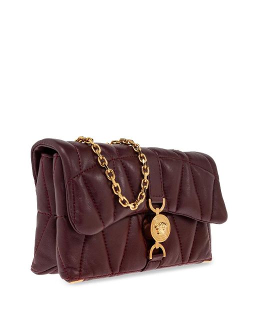 Versace Purple Gesteppte Kleio Mini-Tasche