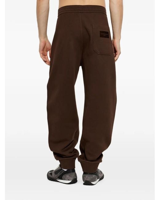 Givenchy Brown Cuffed Track Pants for men