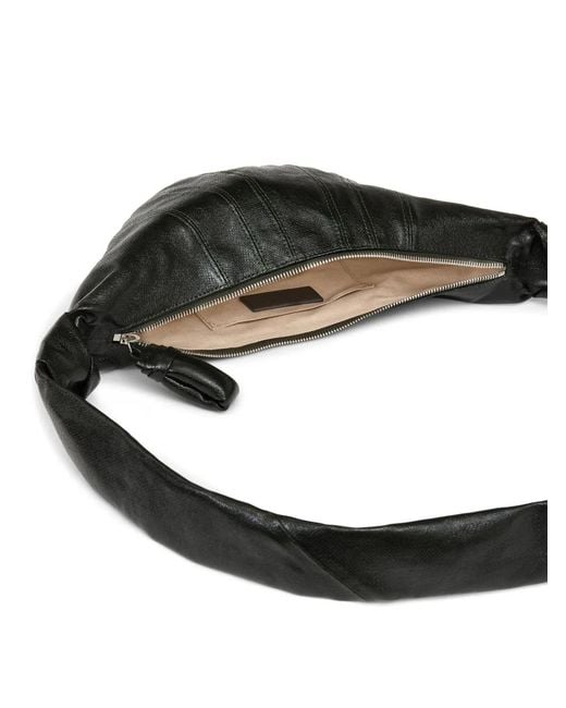 Lemaire Black Small Croissant Bag