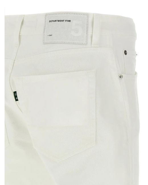 Department 5 White Talk Jeans for men