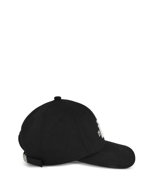 Neighborhood Black Lettering-Embroidered Baseball Cap for men