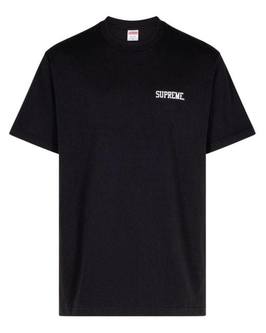 Supreme Black Fighter Cotton T-shirt