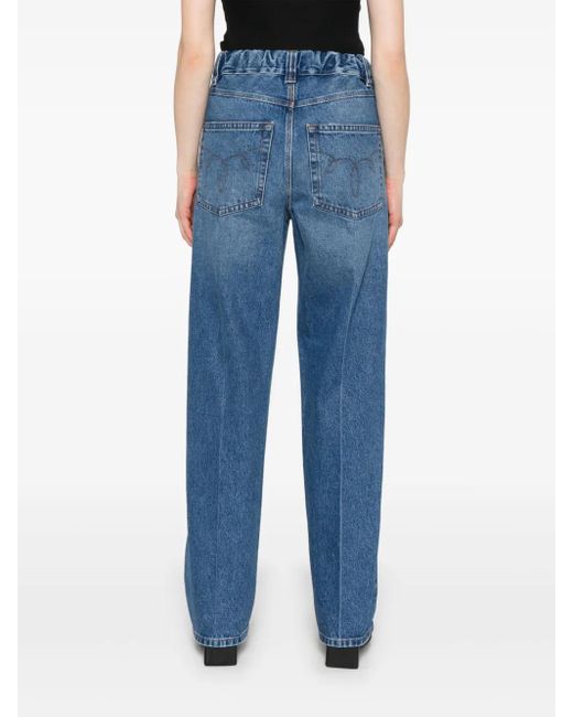 MERYLL ROGGE Blue Straight-Leg Jeans