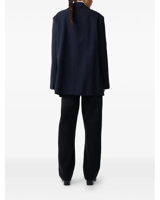 Studio Nicholson Blue Araz Notch-Lapels Jacket