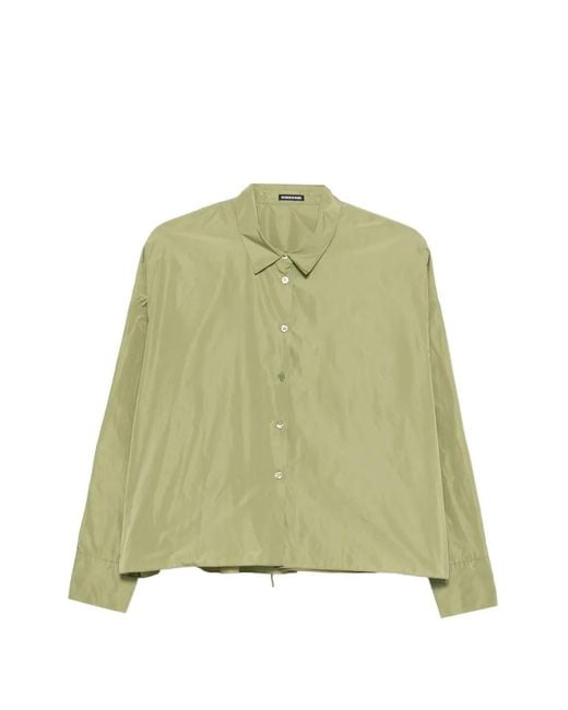 Susanne Bommer Green Button-Down Shirt