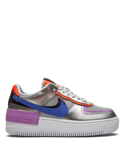Nike Air Force 1 Shadow Shoe in Silver (Metallic) - Save 29% - Lyst