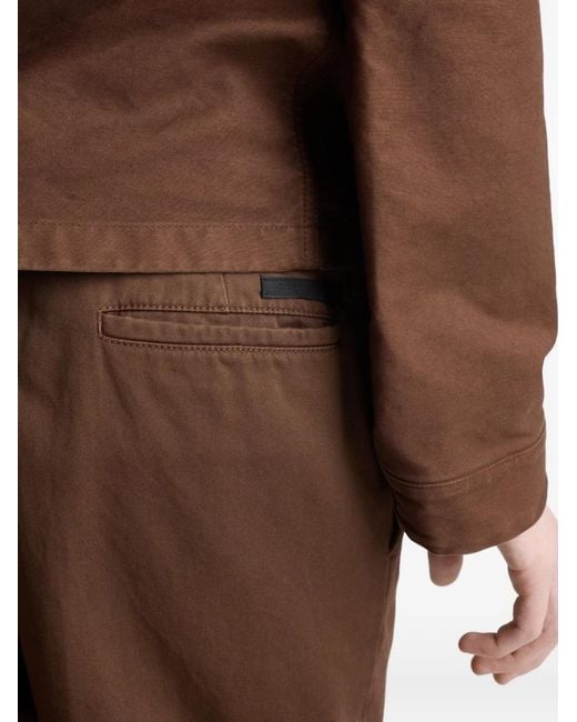 Prada Brown Slim-Fit Trousers for men