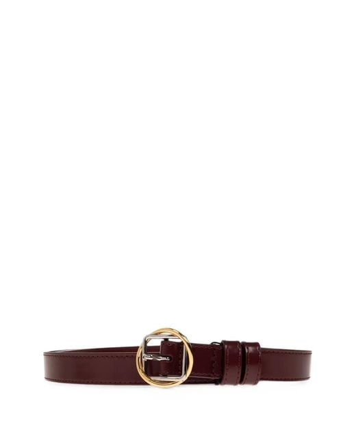 Jacquemus White Salon Leather Belt