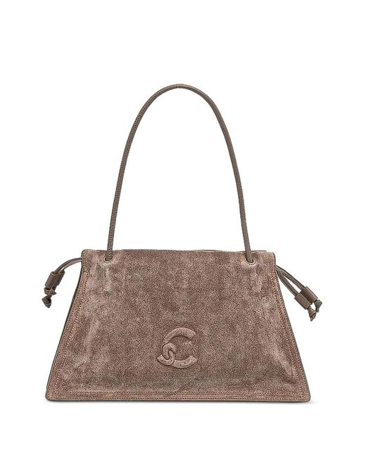 Coccinelle Brown Shopper mit Logo-Prägung