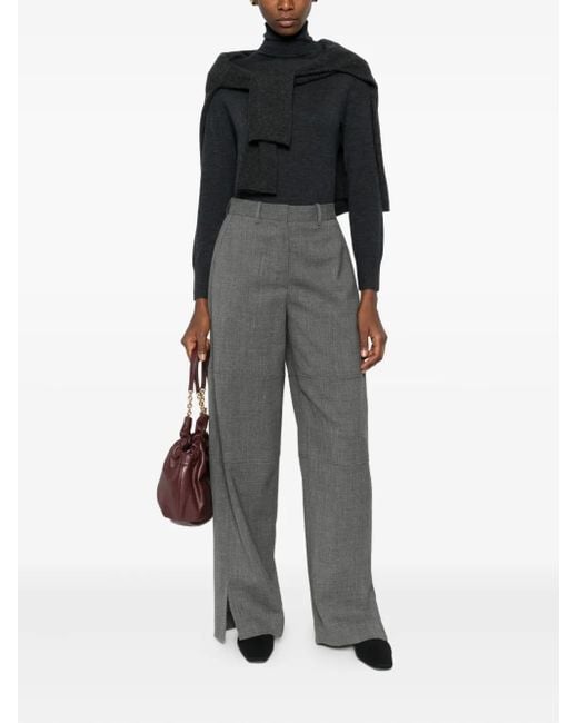 Allude Black Roll-Neck Top