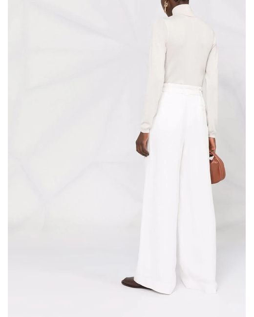Brunello Cucinelli White Sweaters