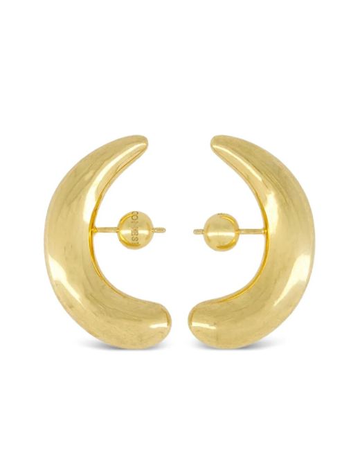 Panconesi Metallic Half-Moon Ohrringe