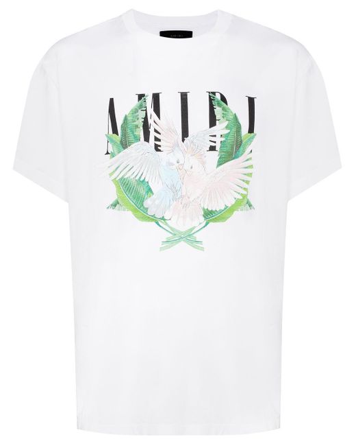 Amiri T-shirt Met Logo in het White voor heren