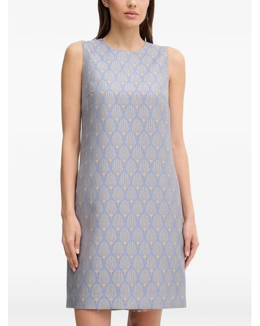 Joop! Gray Debbie Patterned Mini Dress