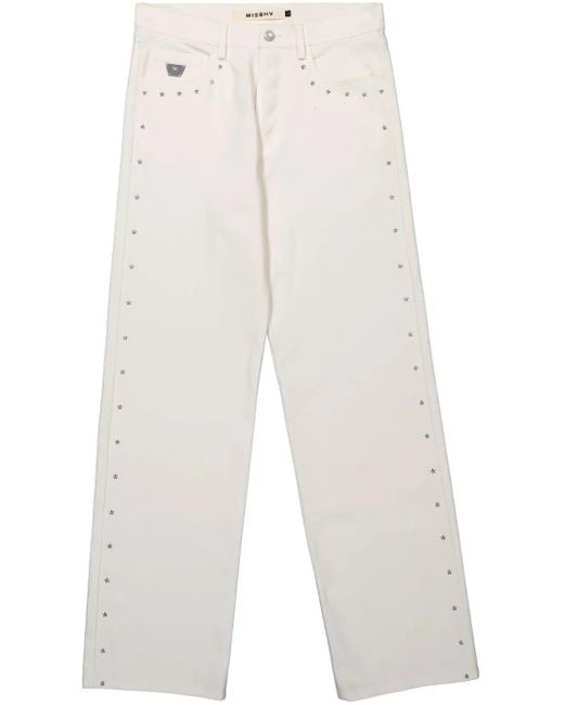 Jeans Star di M I S B H V in White da Uomo