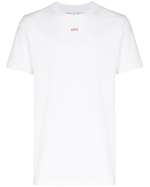 off white stencil logo t shirt