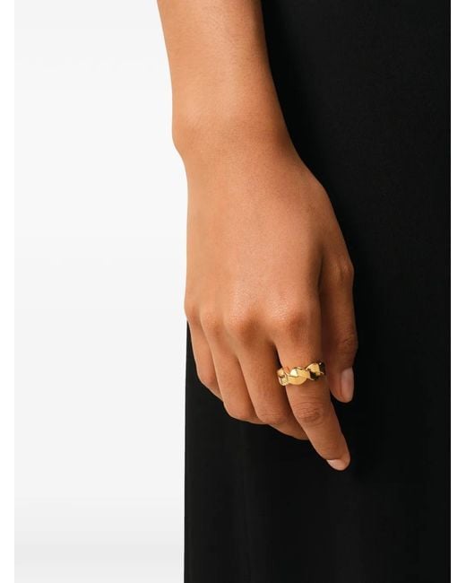 AMI Metallic Tresse Brass Ring