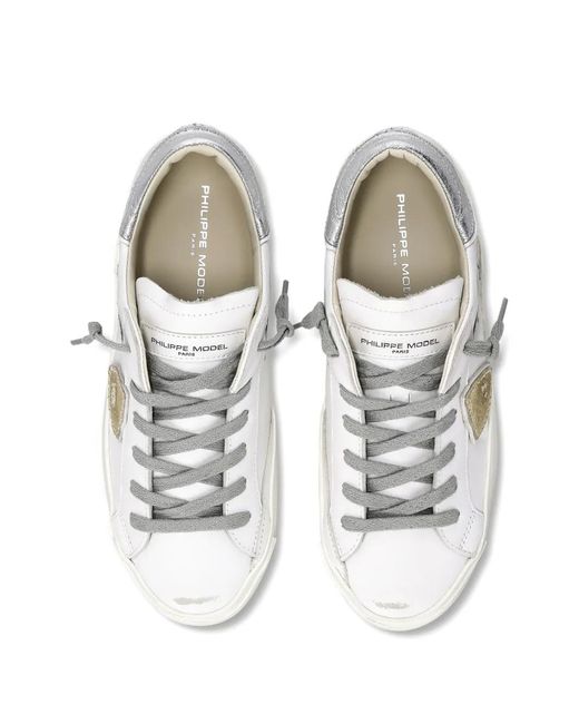 Philippe Model White Low Prsx Sneakers